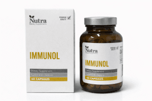 NUTRA Immunol suplemento dietario para fortalecer el sistema inmune 60 cápsulas