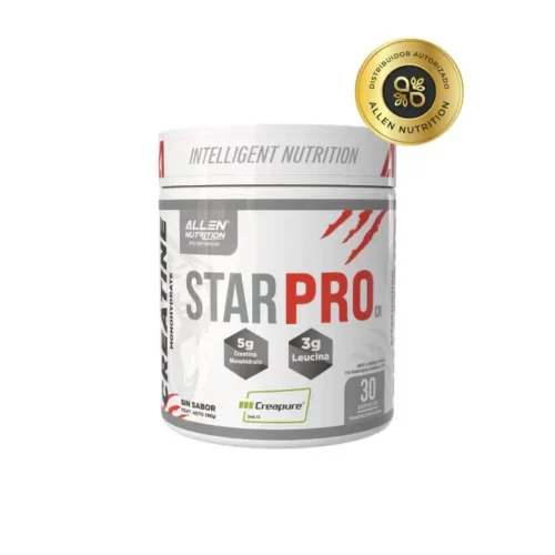 Creatina Star Pro 390 g Allen Nutrition con creatina monohidrato y leucina.
