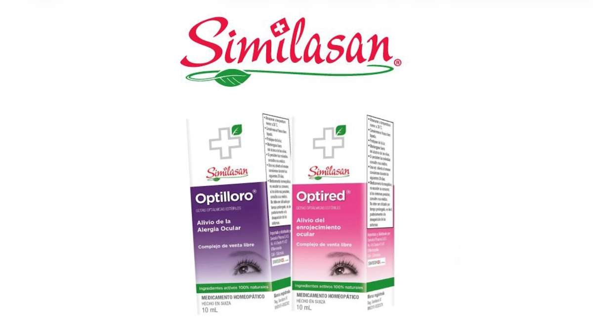 Gotas Optilloro y Optired para aliviar ojos rojos, irritados y cansados con promoción