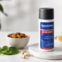 Myoessens de Nutrabiotics, suplemento dietario con magnesio y potasio acompañado de alimentos ricos en estos minerales para apoyar la función muscular.