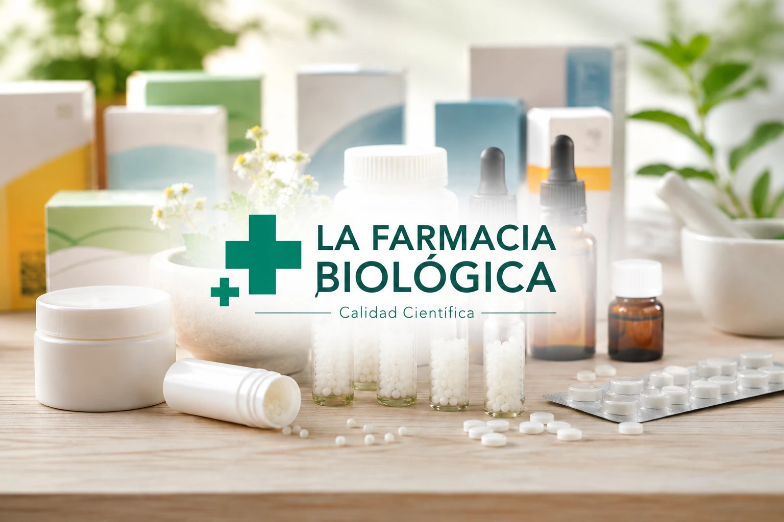Medicamentos homeopáticos disponibles en una farmacia homeopática en Colombia.